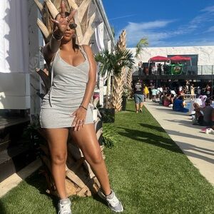 Naked Wardrobe/ Strapped in ruched body-con dress